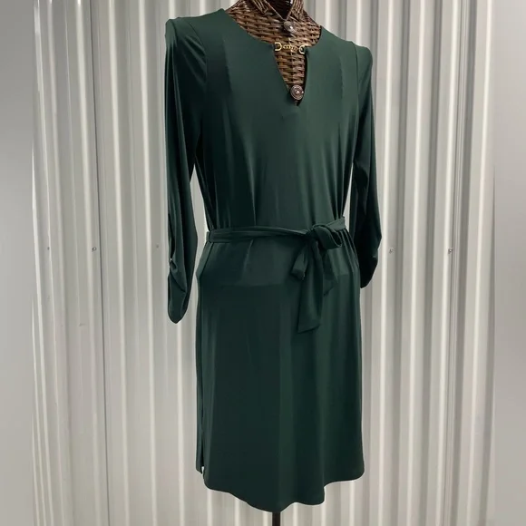 Michael Kors | Dresses | Nwt Michael Kors Green Dress With Gold Accents  Size Medium | Poshmark
